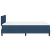  Boxspring Ágy Matraccal és LED Kék 120x200 cm Szövet