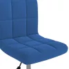  kék bársony forgó irodaszék