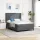  Boxspring Ágy Mattress & LED Sötétszürke 160x200 cm Velvet