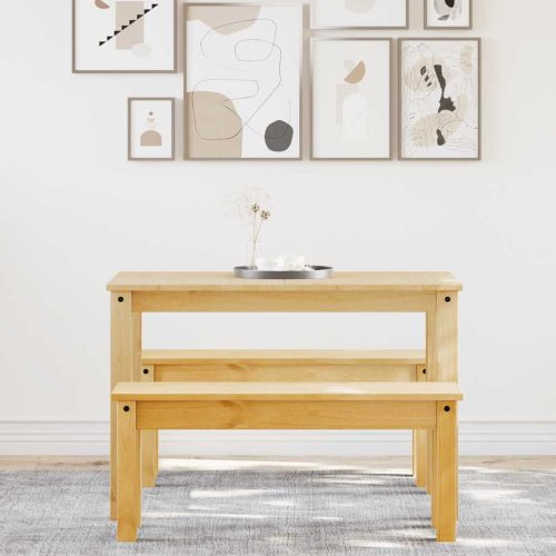  PANAMA 3 részes tömör fenyőfa étkezőgarnitúra