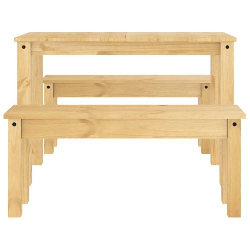  PANAMA 3 részes tömör fenyőfa étkezőgarnitúra