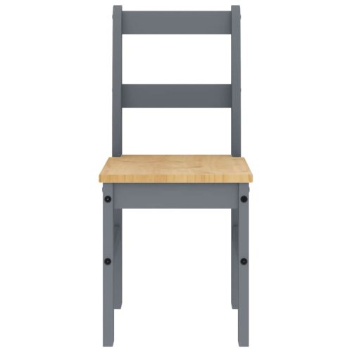  Panama 5 részes szürke tömör fenyőfa étkezőgarnitúra