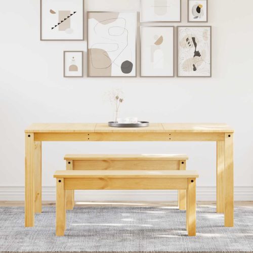  PANAMA 3 részes tömör fenyőfa étkezőgarnitúra