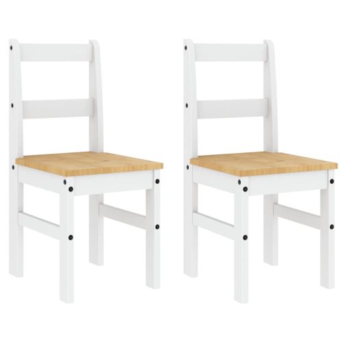  PANAMA 4 részes fehér tömör fenyőfa étkezőgarnitúra