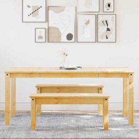  PANAMA 3 részes tömör fenyőfa étkezőgarnitúra