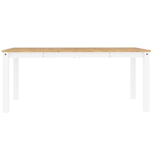  PANAMA 3 részes fehér tömör fenyőfa étkezőgarnitúra