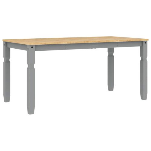  Panama 3 részes szürke tömör fenyőfa étkezőgarnitúra