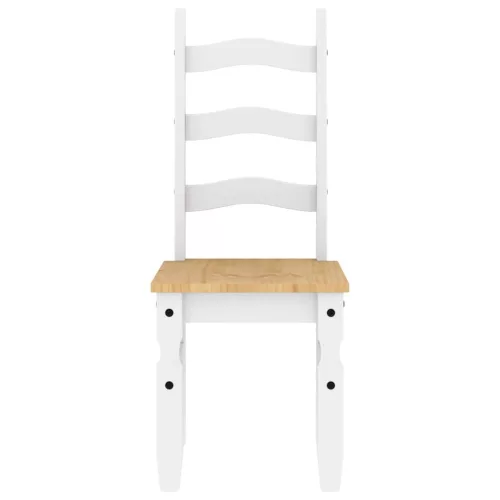  Panama 5 részes fehér tömör fenyőfa étkezőgarnitúra