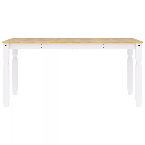  Panama 5 részes fehér tömör fenyőfa étkezőgarnitúra