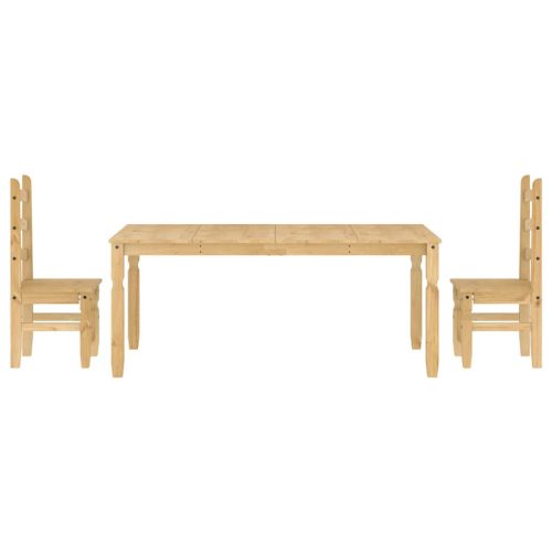  Panama 3 részes tömör fenyőfa étkezőgarnitúra