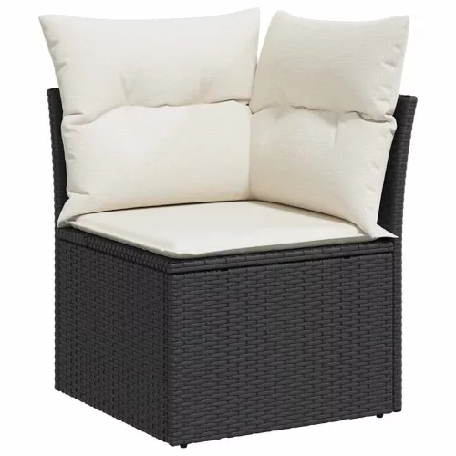  Kerti Kanapé Szett párnával 9 pcs 289 x 124 x 85 cm Poli rattan