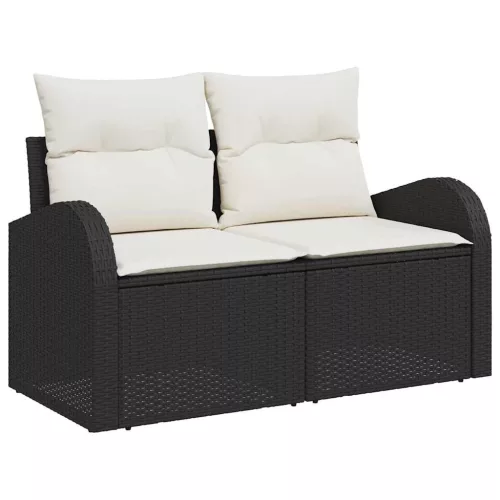  Kerti Kanapé Szett párnával 9 pcs 289 x 124 x 85 cm Poli rattan