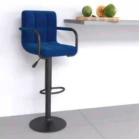  kék szövet bárszék