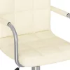  krémszínű szövet forgó irodaszék