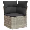  Kerti Kanapé Szett párnával 8 pcs 319 x 209 x 85 cm Poli rattan