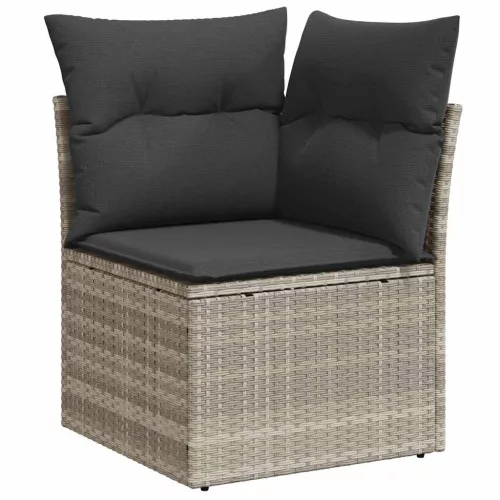  Kerti Kanapé Szett párnával 8 pcs 319 x 209 x 85 cm Poli rattan