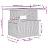  Kerti Kanapé Szett tárolóval 8 pcs Barna Poli rattan