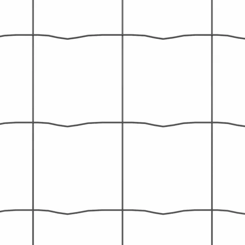 Kerítés oszlopokkal Szürke 1,2 x 25 m Acél
