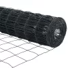  Kerítés oszlopokkal Szürke 1,2 x 25 m Acél