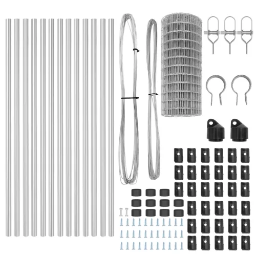  Euro Kerítés 13 Posztal 0.6x25 m Horganyzott Acél