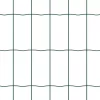  Euro Kerítés 13 Csúcsos Oszloppal 0.6x25 m Horganyzott Acél Zöld
