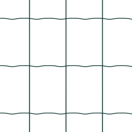  Euro Kerítés 13 Cölöppel 1x25 m Galvanizált Zöld Acél