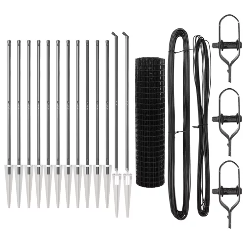  Euro Kerítés 13 Cölöppel 1.2x25 m Horganyzott Acél Szürke