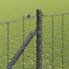  Kerítés oszlopokkal Szürke 1,2 x 25 m Acél