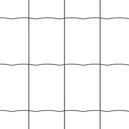  Európai Kerítés 13 Cölöp 0.4x50 m Galvanizált Acél Szürke