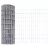  Euro Kerítés 7 Cölöppel 0.6x10 m Galvanizált Acél