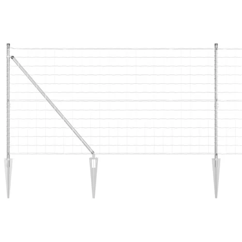  Euro Kerítés 13 Spike Posts 1,2x25 m Galvanizált Acél