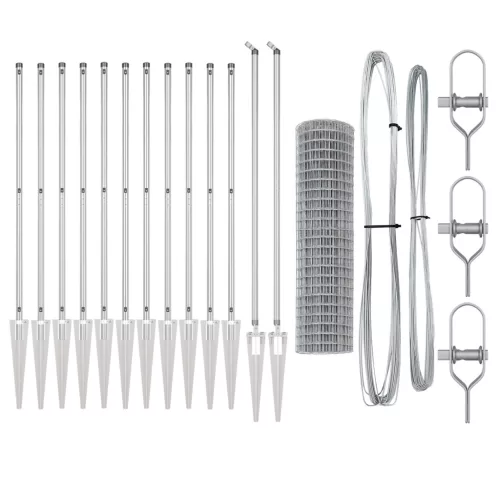  Euro Kerítés 13 Spike Posts 1,2x25 m Galvanizált Acél