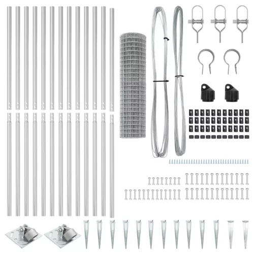  Euro Kerítés 13 Spike Posts 1,2x25 m Galvanizált Acél
