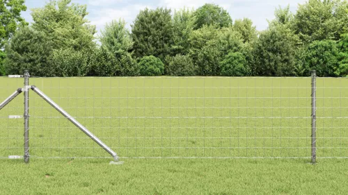  Euro Kerítés 7 Cölöppel 0.4x10 m Horganyzott Acél