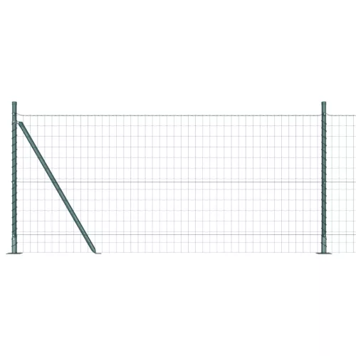  Euro Kerítés 7 Flancos Oszloppal 0.8x10 m Galvanizált Acél