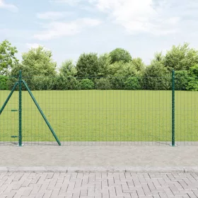    Euro Kerítés 13 Flanged Oszloppal 1x25 m Horganyzott Acél