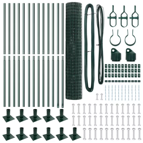  Euro Kerítés 13 Flanges Pótló tartóval 1.2x25 m Horganyzott Acél
