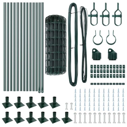  Euro Kerítés 13 Flanged Post-szal 0.6x25 m Horganyzott Acél