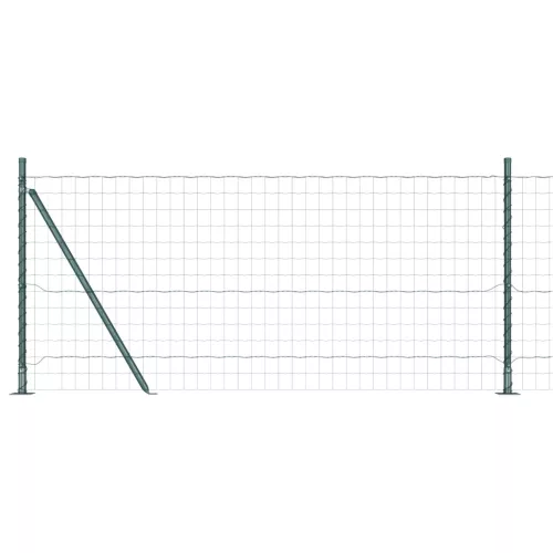  Euro Kerítés 13 Flanged Posts 0.8x25 m Horganyzott Acél