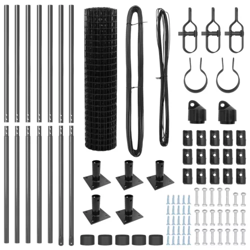  Euro Fence 7 Flangolt oszloppal 1.2x10 m Horganyzott acél