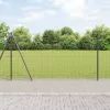  Euro Kerítés 7 Flancos Oszloppal 1.2x10 m Horganyzott Acél