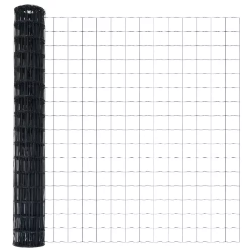 Euro Kerítés 7 Flanged Posts 1.6x10 m Horganyzott Acél