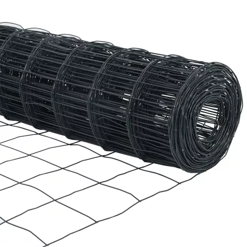  Euro Kerítés 7 Flanged Posts 1.6x10 m Horganyzott Acél