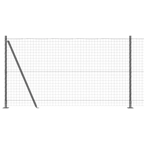  Euro kerítés 13 Flanged Posts 1.2x25 m Horganyzott acél