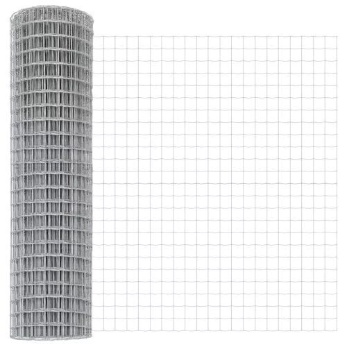  Euro Kerítés 7 Flanged Posts 0.8x10 m Horganyzott Acél