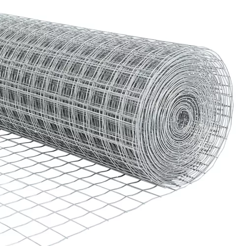  Euro Kerítés 7 Flancos Oszloppal 1.4x10 m Horganyzott Acél
