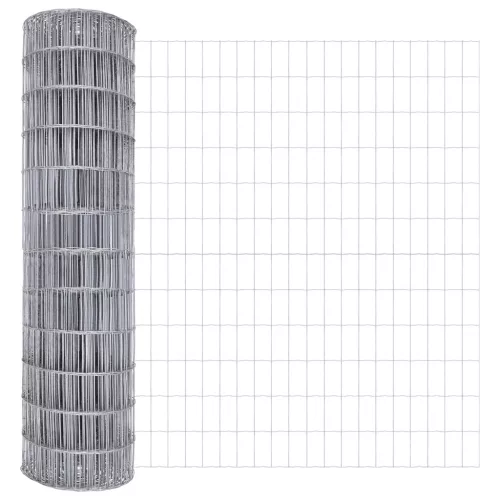  Euro Kerítés 7 Flanged Posts 1.5x10 m Horganyzott Acél