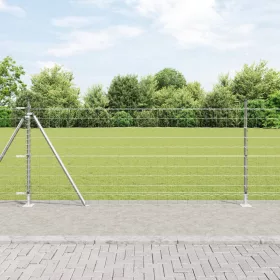  Euro kerítés 7 Flanged Posts 1x10 m Horganyzott acél