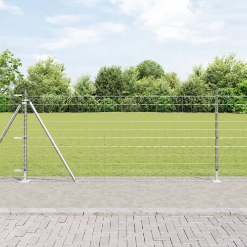  Euro kerítés 7 Flanged Posts 1x10 m Horganyzott acél