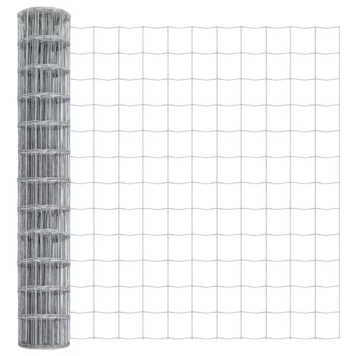  Euro Kerítés 7 Flanged Posts 1.2x10 m Horganyzott Acél